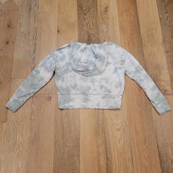 Aerie offline dreamy green/white soft tie dye long‎ sleeve hoodie size Small - Picture 3 of 7